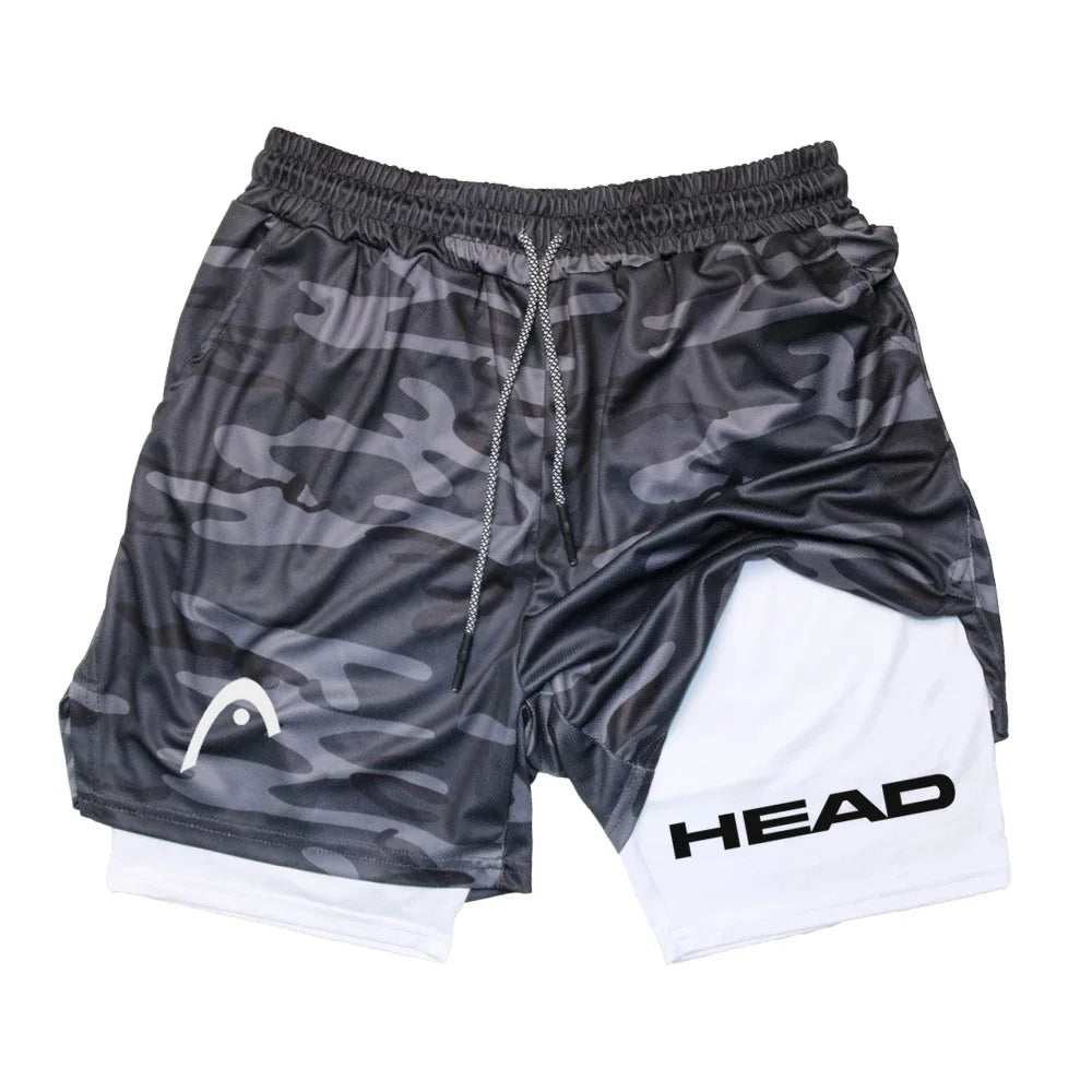 2 in 1 Sports Quick Dry  Shorts w/ Double Layer Comfort
