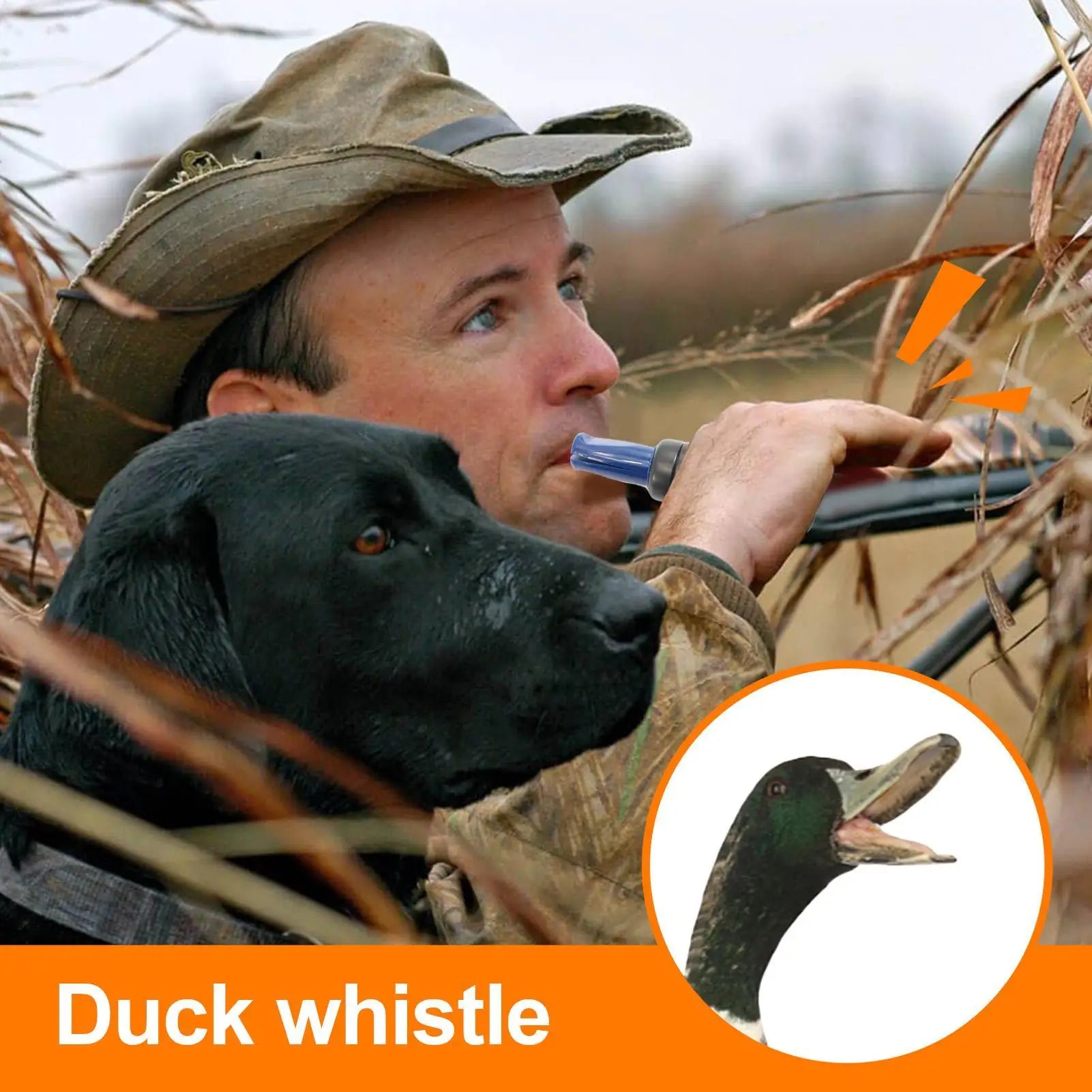 12 left ! Authentic Duck Call Realistic Mallard Sound Hunting Gear
