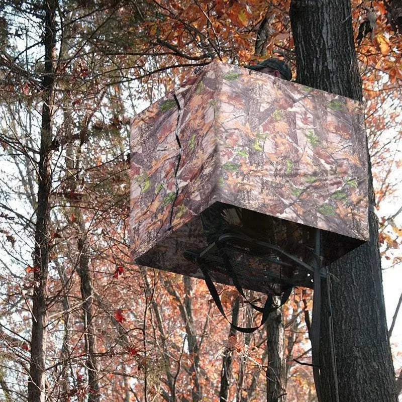 Wrap -Up Waterproof Hunting Camouflage Blind Cover Realistic Leaf Camo Tree Stand Blind