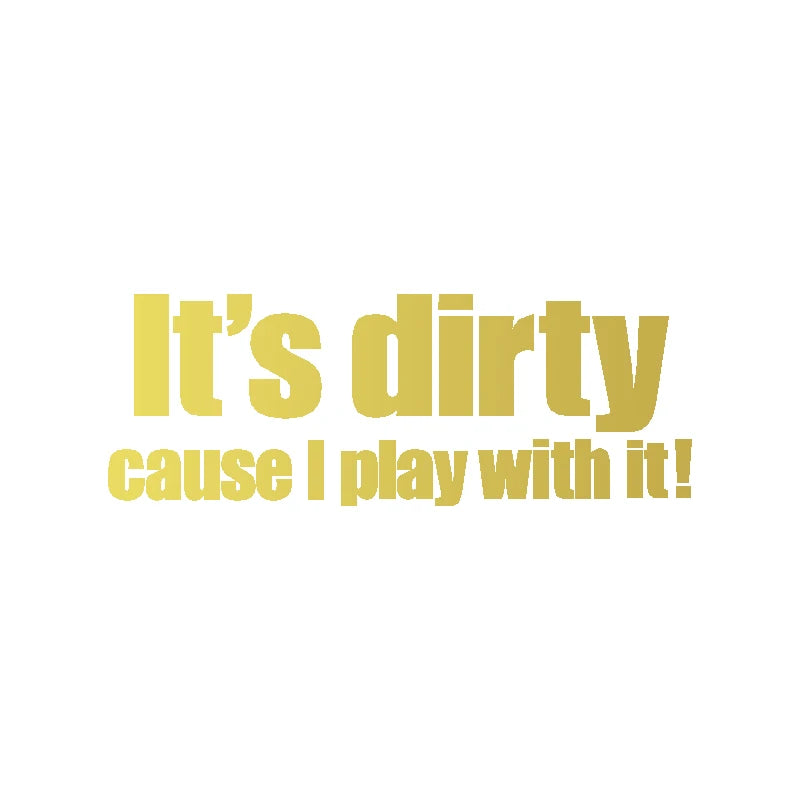 ALL NEW DESIGN! It's dirty cause I play with it - 4x4 off road language DECAL
