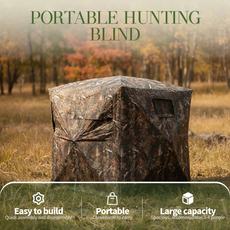Lightweight Durable Pop-Up Hunting Blind Easy Set-Up