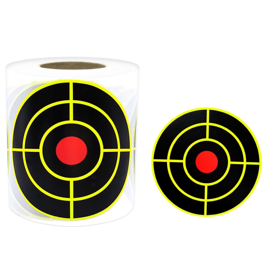 Dead Eye-3 Inch Splatter Targets - 200 Pcs Reactive Paper Target Stickers for Archery Practice