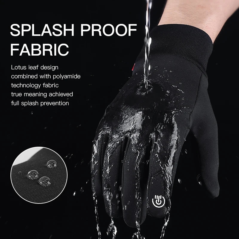 Hot Sale Gray Sports Glove Warm Touch Screen Full Finger Gloves For Men /Women Sports