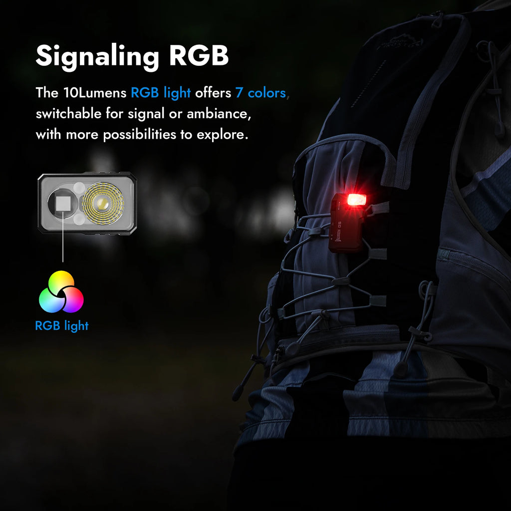 Timberline/Magnetic EDC G5 Flashlight 400 Lumen USB-C Rechargeable Key-chain