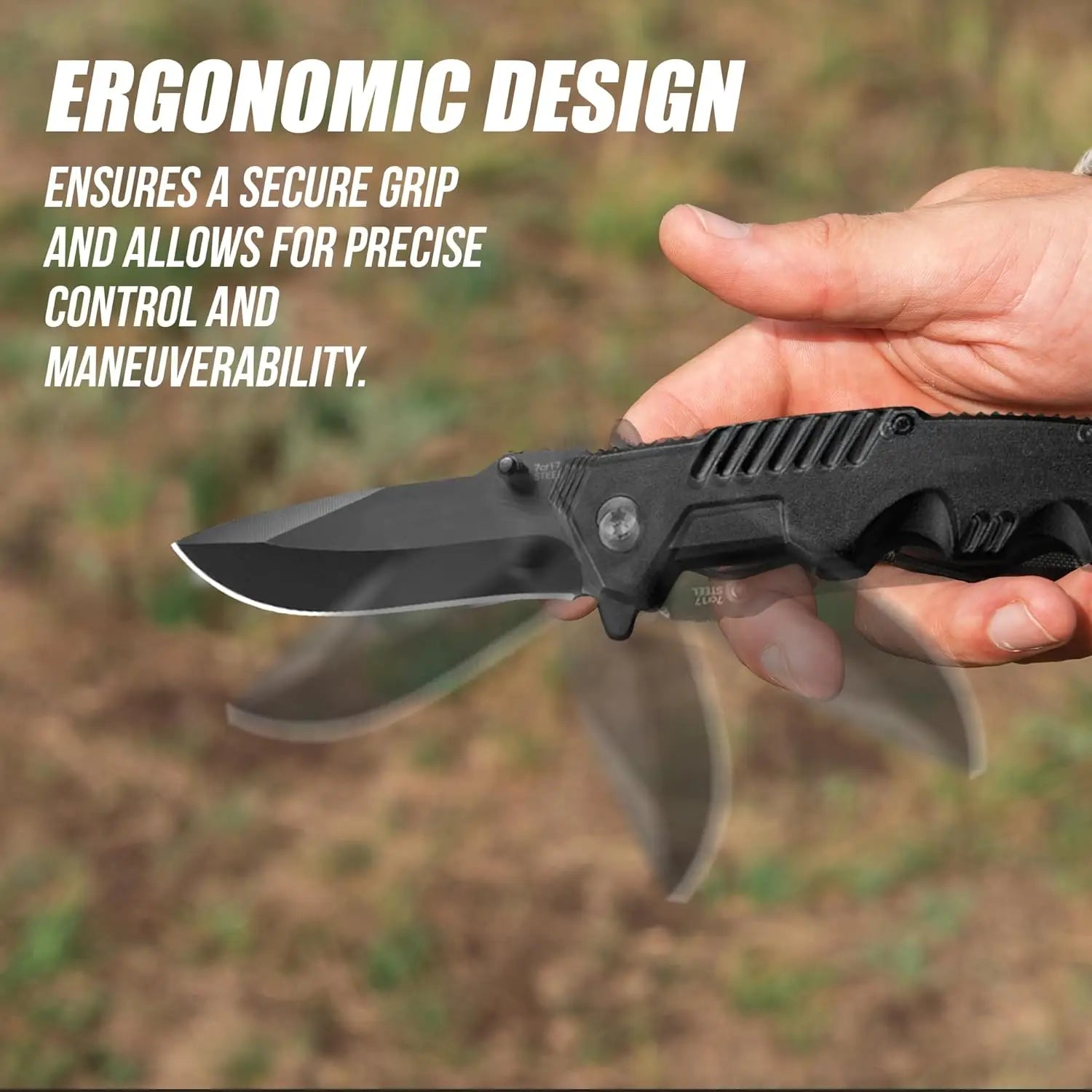 Tactical/Folding knife, pocket knife with pocket clip, stainless steel blade knife,