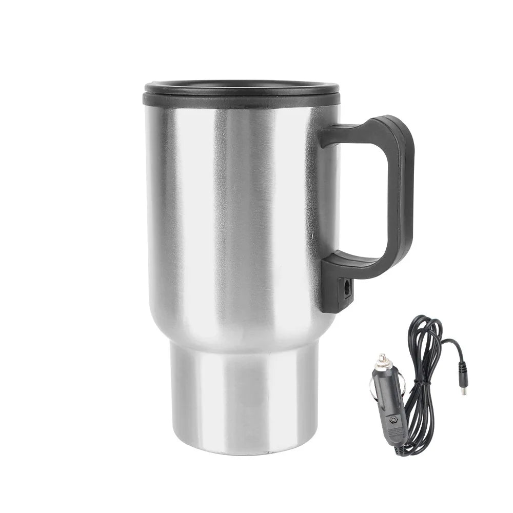 12V Truck Coffee/Soup Electric Stainless Steel /Thermal Mug Camping Kettle Heating Cup