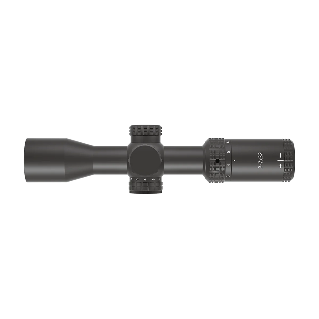 VictOptics 2-7x32 SFP Riflescope | Fully Multi-coated Lens | Green/Red Illuminated Reticle | Lightweight & 4" Eye Relief