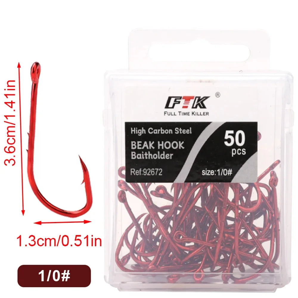 Size 4  Live BaitHolder Carp Fishing /Jig Worm Hooks Tackle
