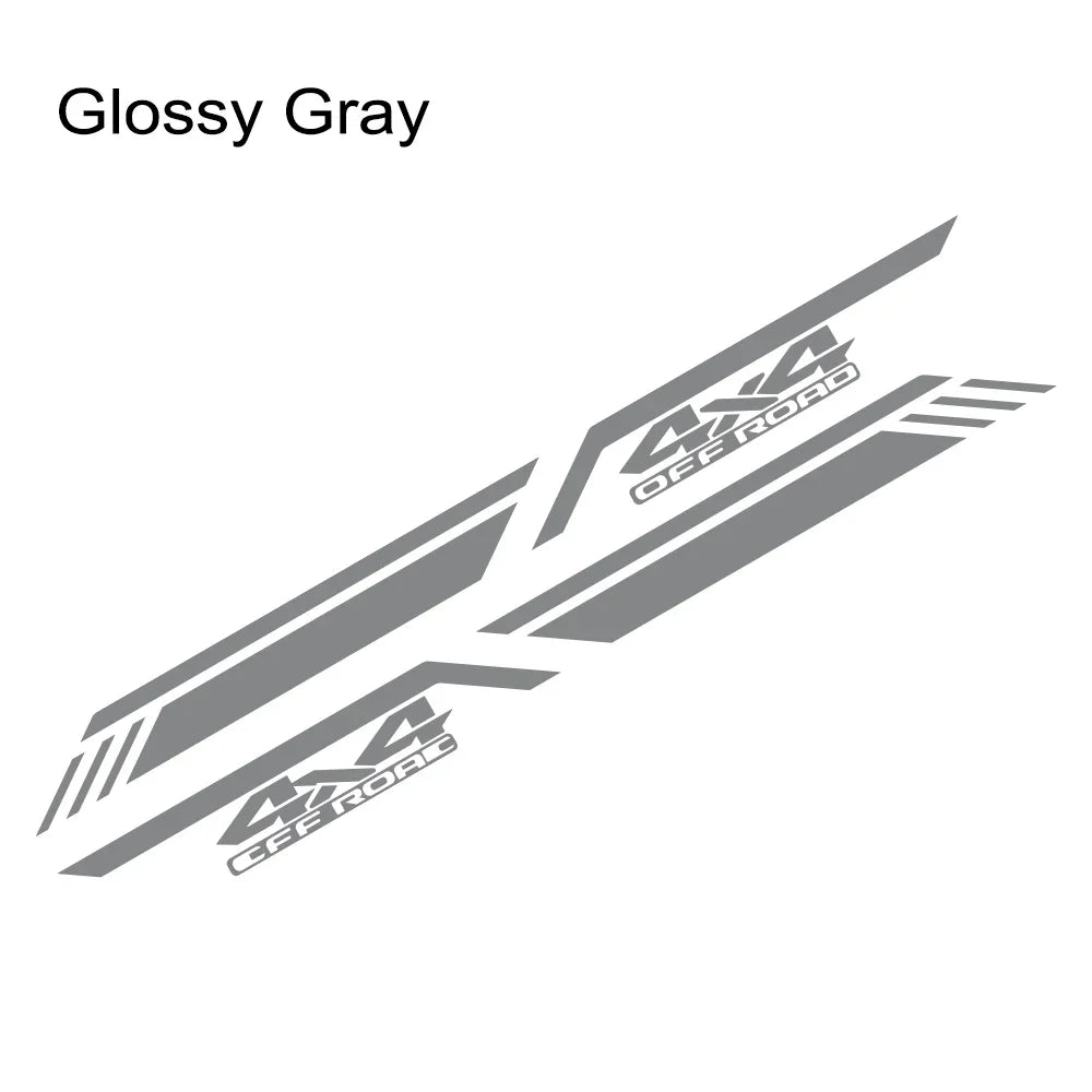ALL NEW ! Fleetside Fender Style Graphic Decals 4X4 Off Road  Decal