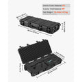 Easy Roll Hard Core Lockable Rifle Case with  Waterproof  for Pistol ,Rifles &Shotguns