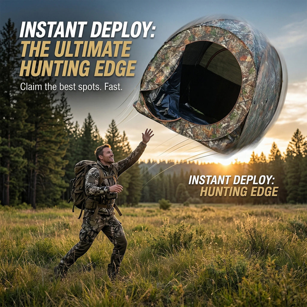 Secret Spot Hunting Blind /Easy Setup And Storage Outdoor Camo Blind