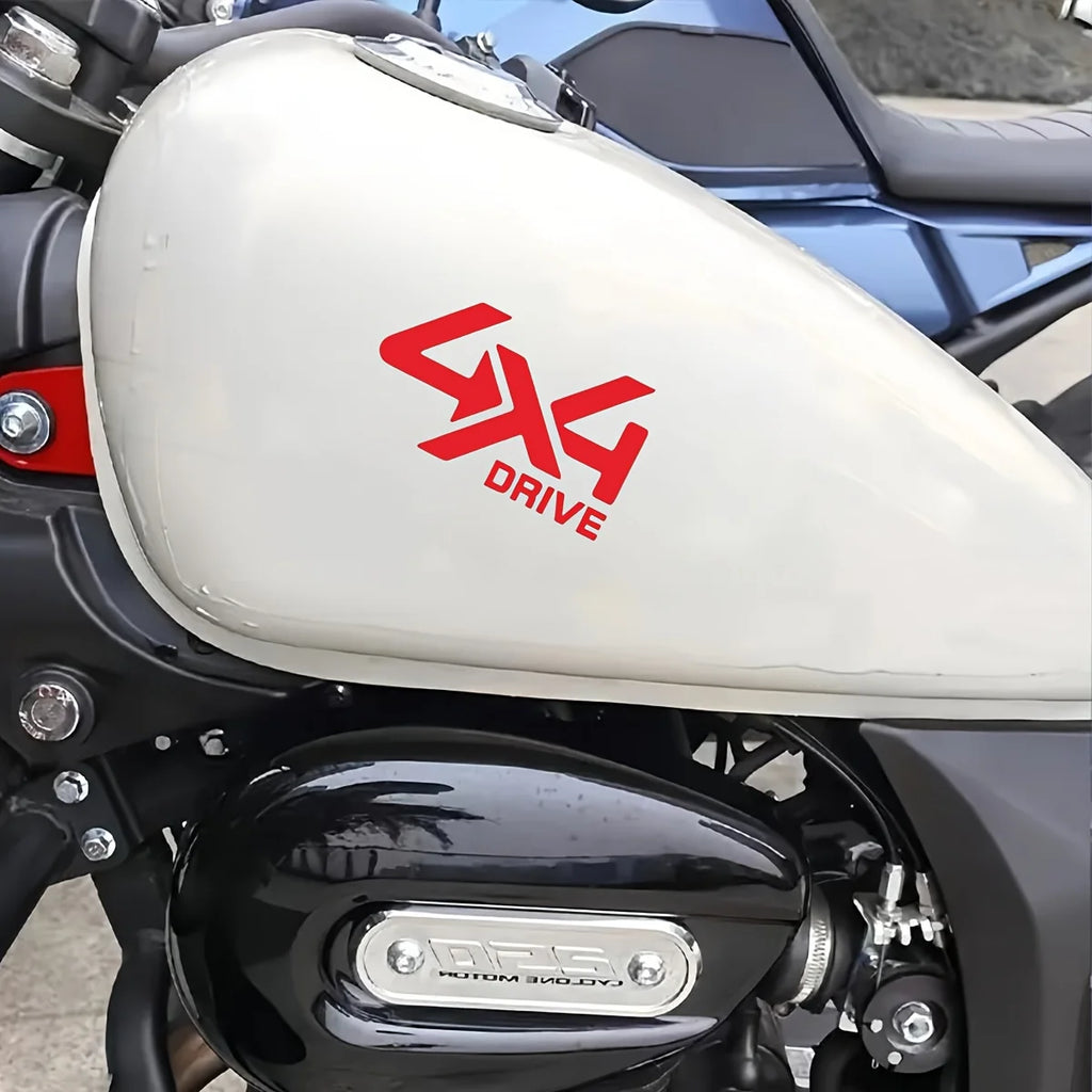 4x4 Off Road Vinyl Stickers, Waterproof Offroad Decals for SUV, Truck and UTV Exterior