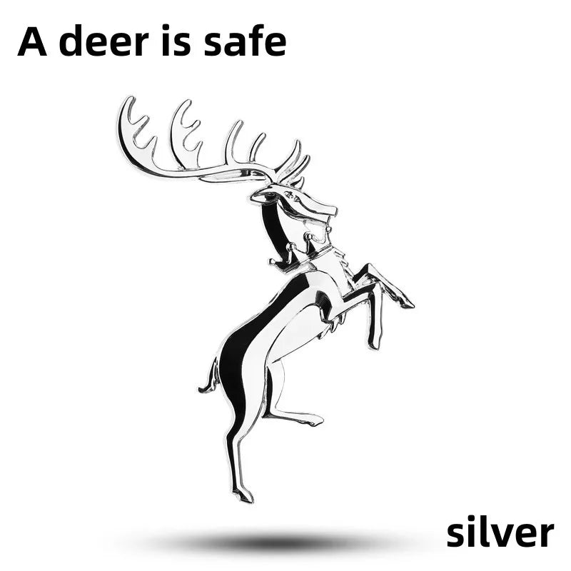 1 Pcs  Stag Elk Emblem Badge Sticker