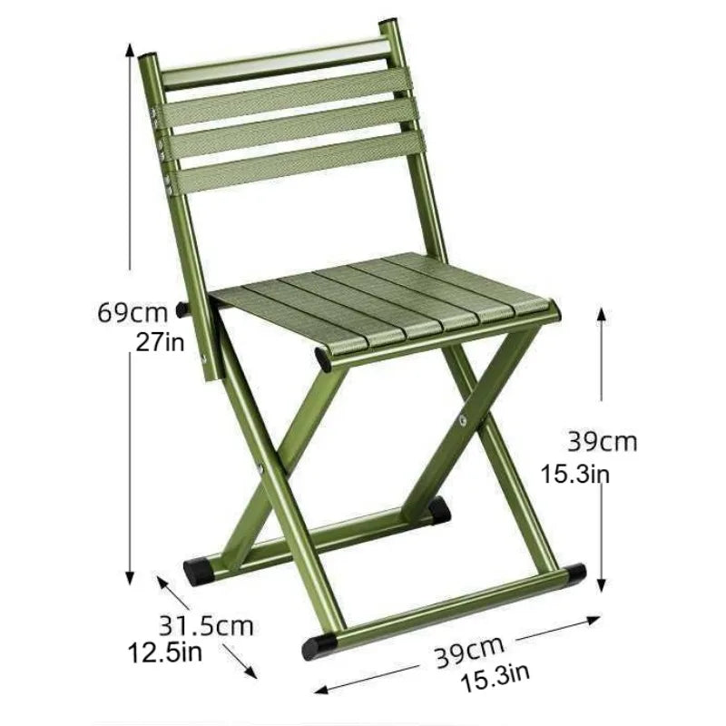 Outdoor metal folding chair,  durable, portable, waterproof, cheap folding fishing chair