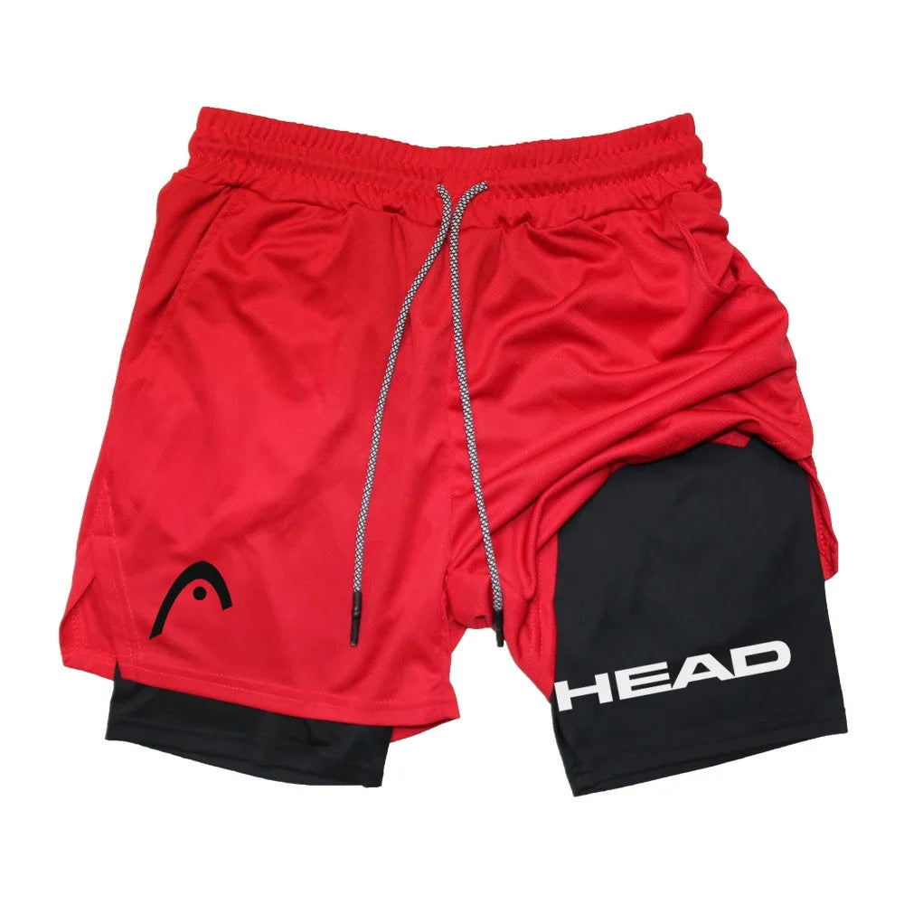 2 in 1 Sports Quick Dry  Shorts w/ Double Layer Comfort