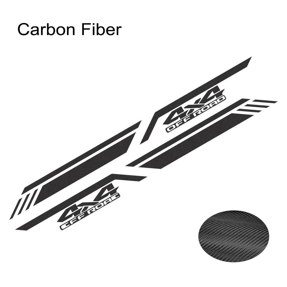 ALL NEW ! Fleetside Fender Style Graphic Decals 4X4 Off Road  Decal