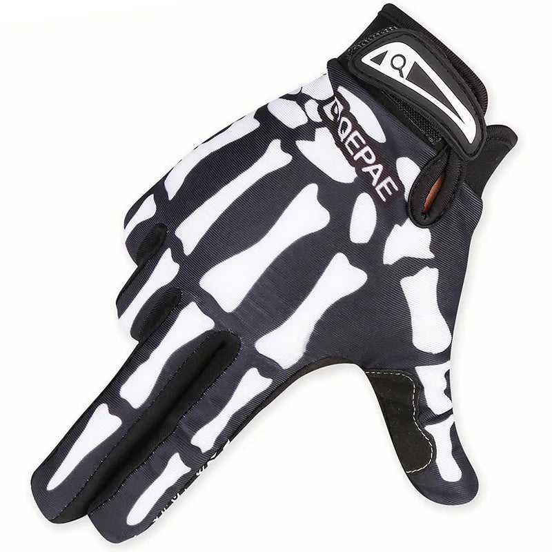 Color Choice Full Finger Ghost Skeleton Gloves for the Unique Hunter Assassin in the woods!