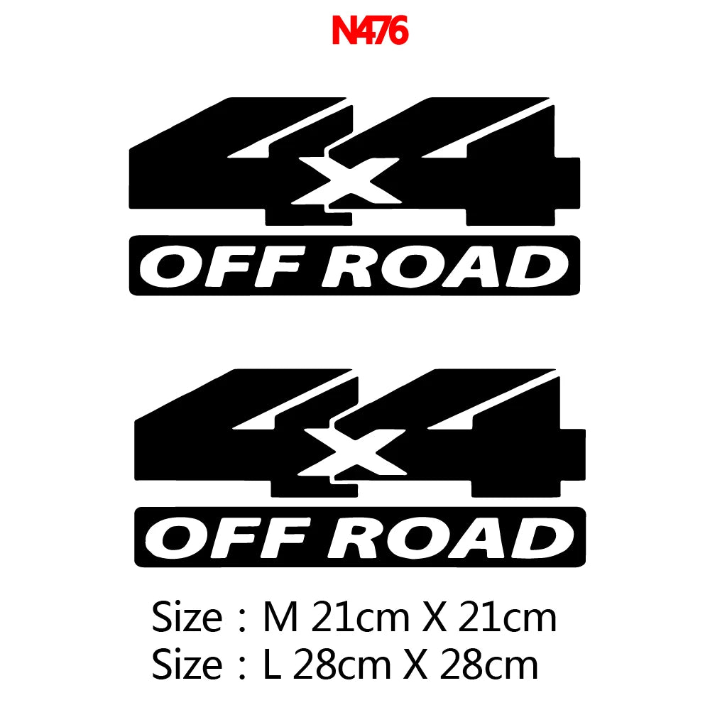 4X4 Mountain Series Decals Kit  (NEW)- Waterproof Vinyl Decal for All 4x4 Doors, Windows & Hood Adventurer's Choice