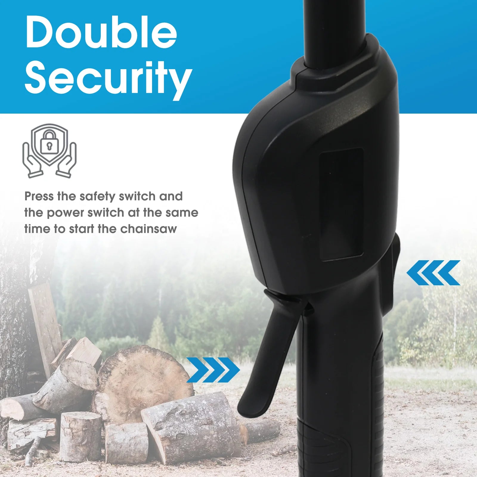 Timberline Package Deal/2-in-1 Cordless Pole Saw 6 inch& 4 inch Bar