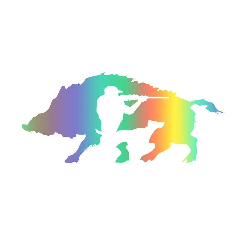 Hunting Wild Hog Decals  Auto Accessories PVC Body Decoration Sunscreen Cover Scratch Decal