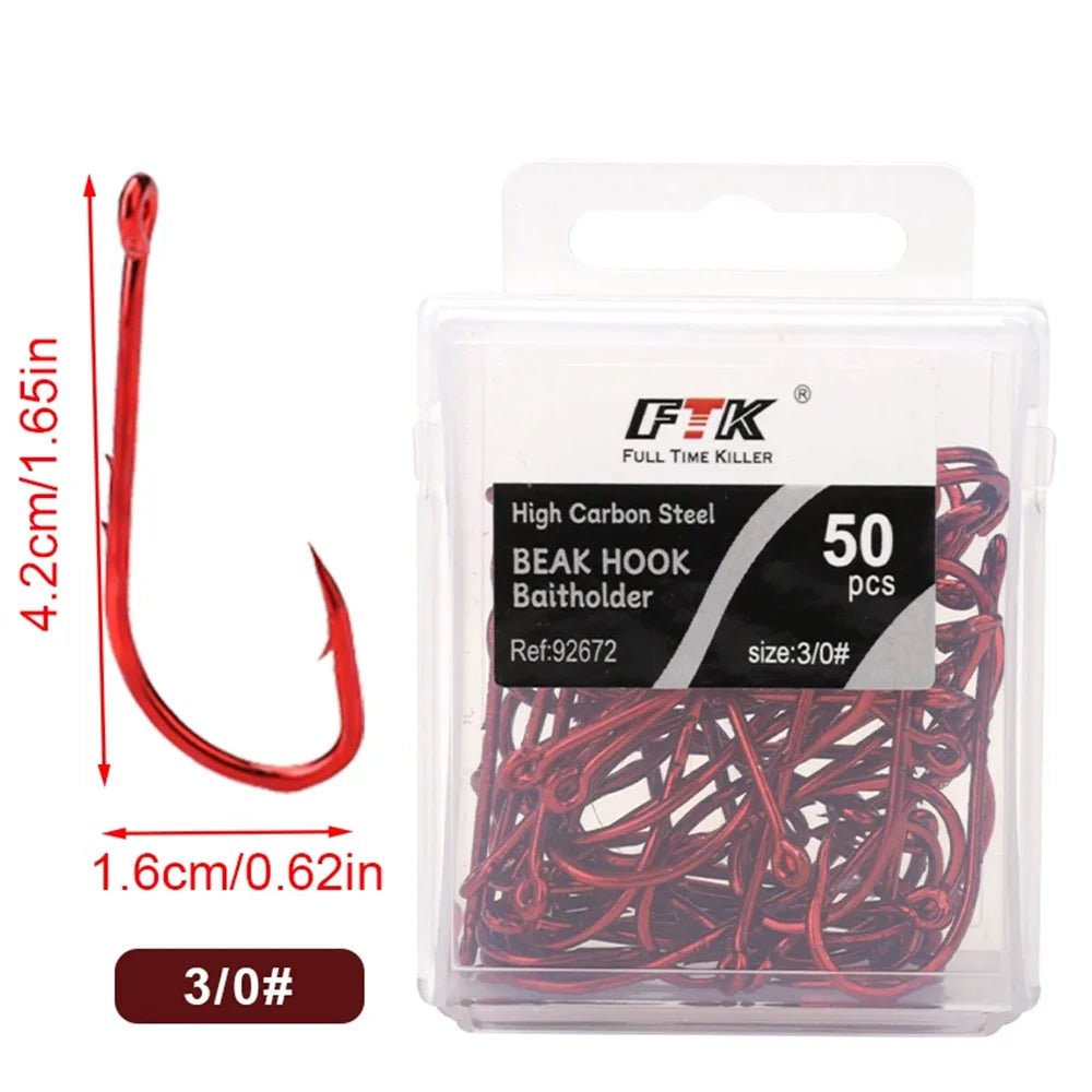 Size 4  Live BaitHolder Carp Fishing /Jig Worm Hooks Tackle