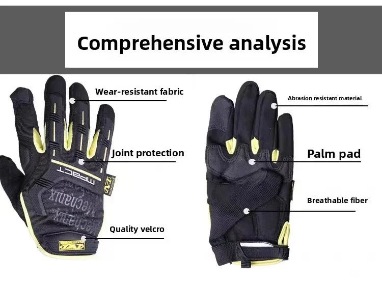New Tactical full finger / anti slip climbing/shock-absorbing sports gloves