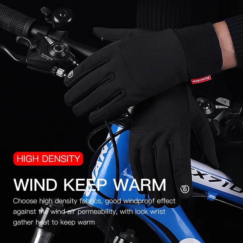 Hot Sale Gray Sports Glove Warm Touch Screen Full Finger Gloves For Men /Women Sports
