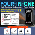 NEW ITEM ! Jump Starter Portable 12V 8000A with Emergency Air Pump Flashlight & Power Bank