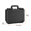 Hard Pistol Case with XPE Foam Lining Waterproof Pistol Box with Customizable Interior