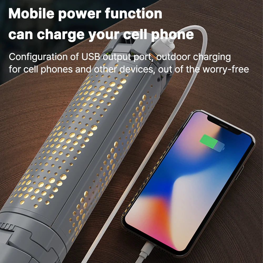8000mAh Rechargeable Outdoor Portable Telescopic Hunters LED Light
