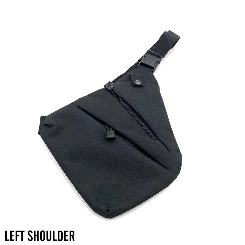 Multifunctional Concealed Tactical Storage Gun Bag Holster Men's Left /Right Nylon Shoulder Holster