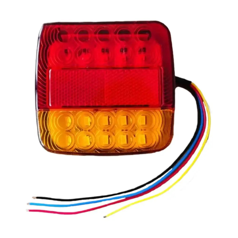 12V 20LED Tail Light 1-4pcs - Waterproof Durable Rear Turn Signal & Warning Lamp, Universal for Truck Trailer RV Boat Car