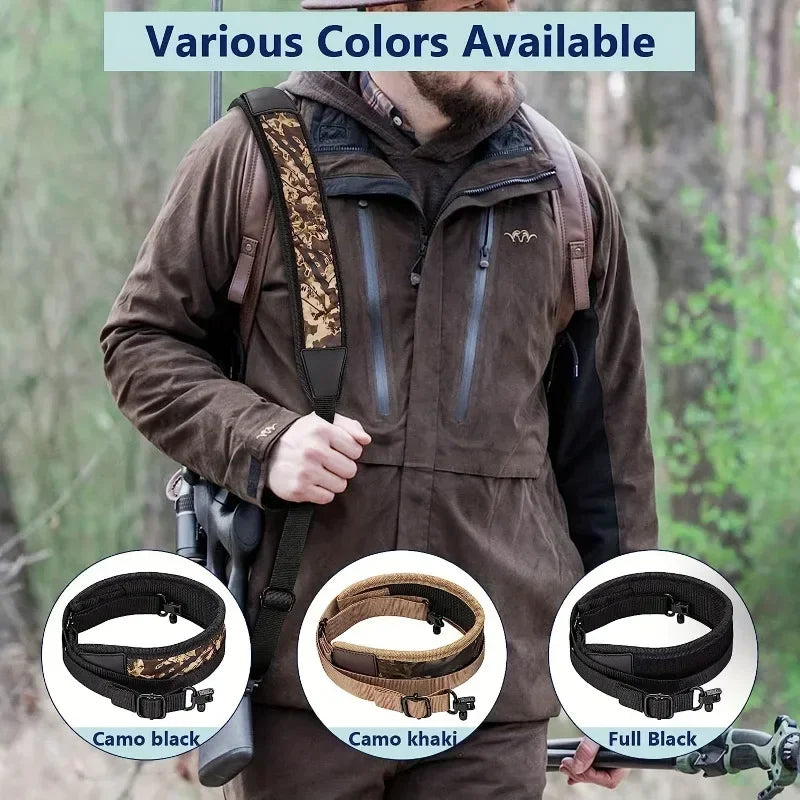 Gunslinger/2-Point Harness with Swivels / Length Nylon Adjustable Shoulder