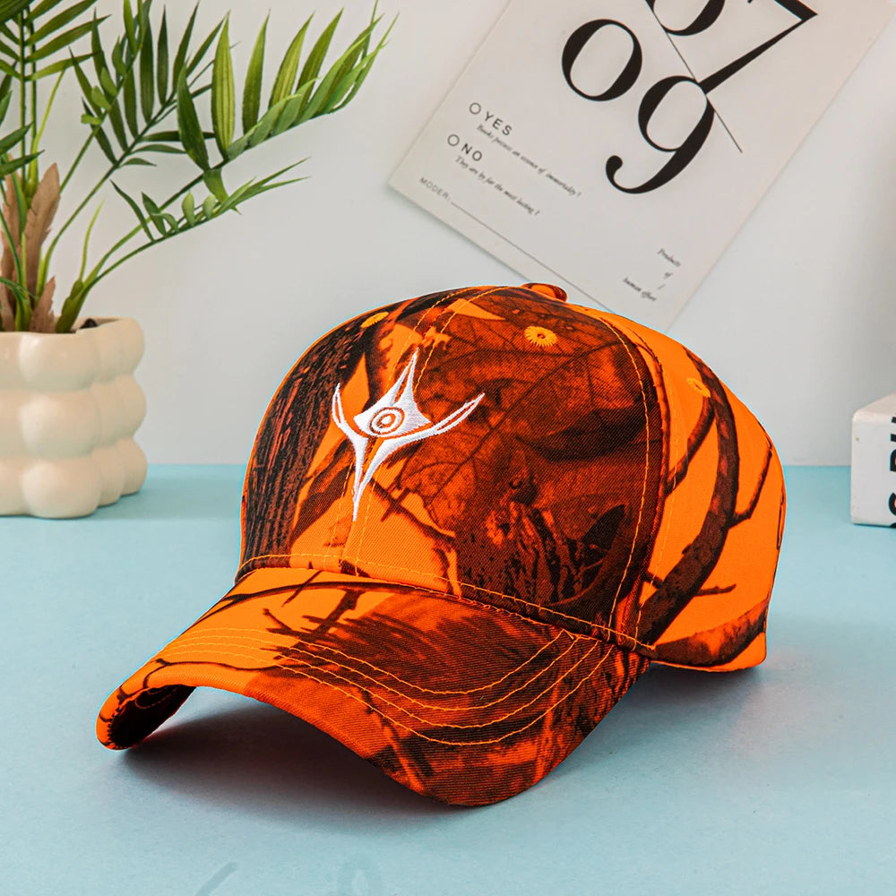 Super Deal! outdoor baseball style caps,black/brown camouflage
