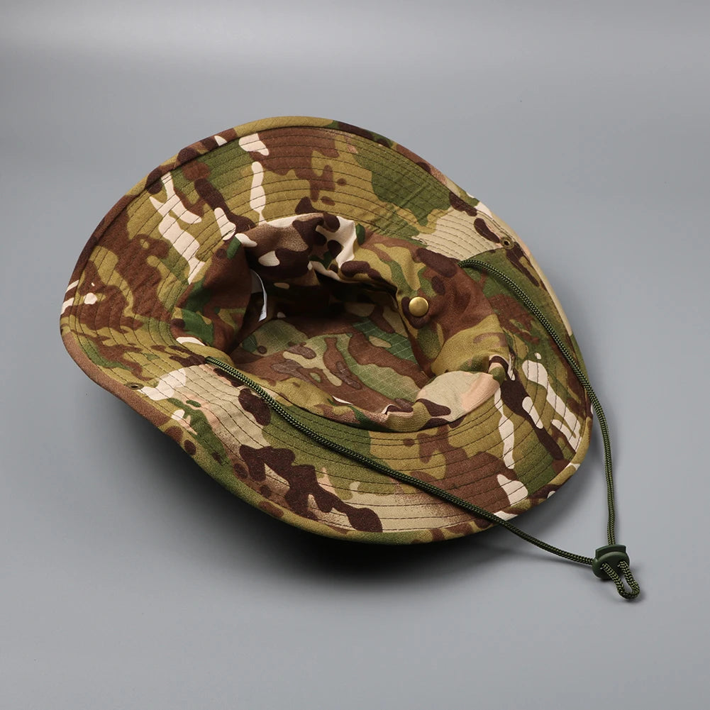 New Sizes-Tactical Boonie  Men /Women Outdoor  Sun Protective Design with Tactical Patterns