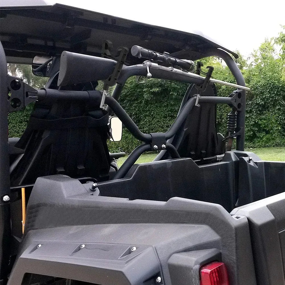 Deal !  ATV -SBS  Gun Rack Hunting Tool Holder Rack Mount with Rubber Straps /Fits 0.8-1.3in Roll Bar