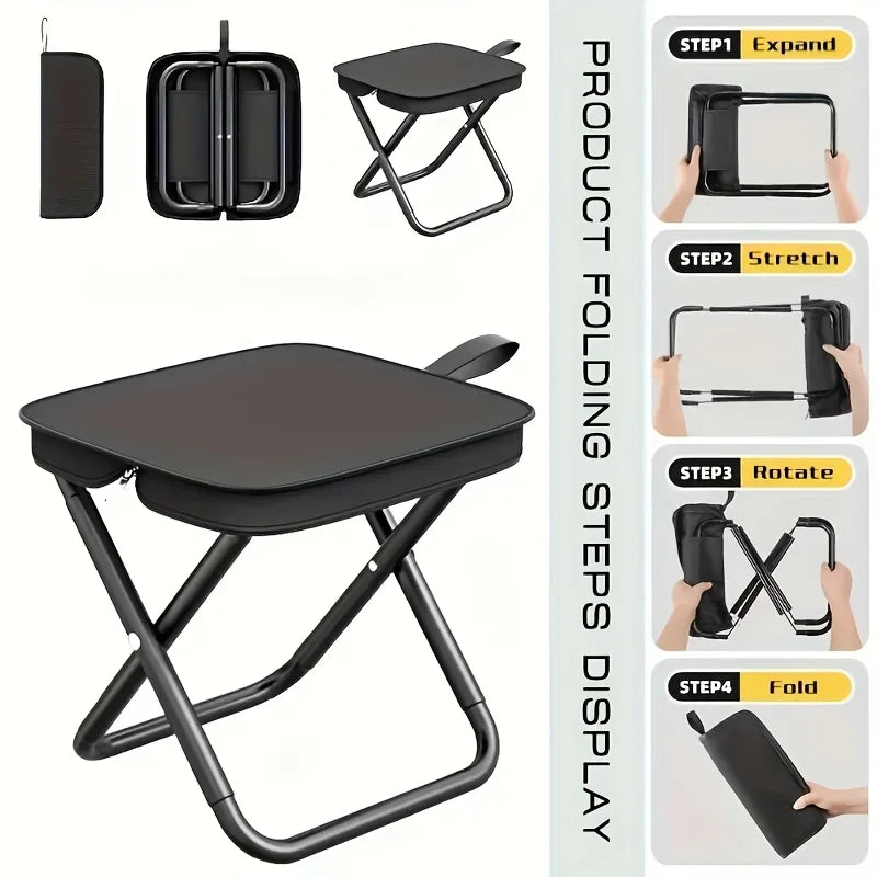 Portable Folding Stool Lightweight Camping Chair Foldable Seat /TRAVELER HOT BUY !