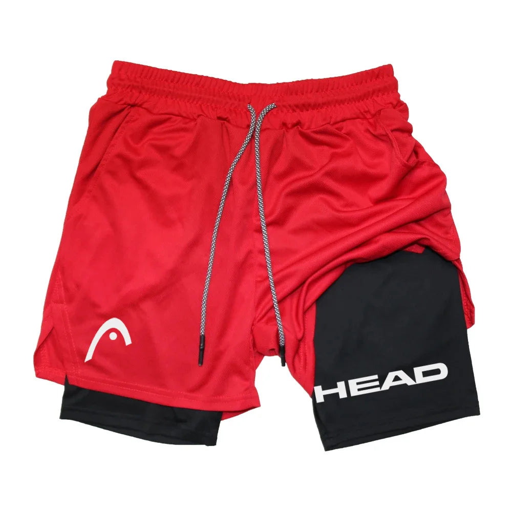 2 in 1 Sports Quick Dry  Shorts w/ Double Layer Comfort