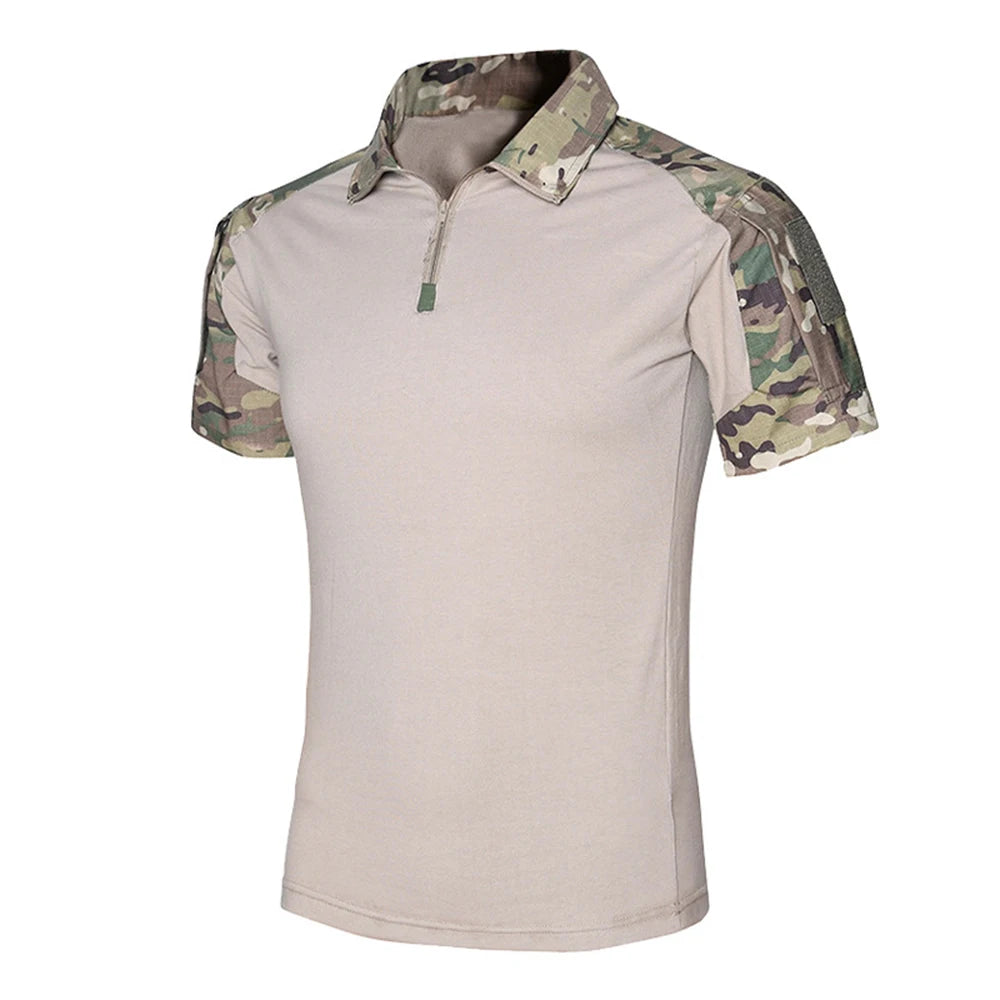 Tactical T-Shirts  Outdoor Sport Tee Quick Dry Short Sleeve Shirt