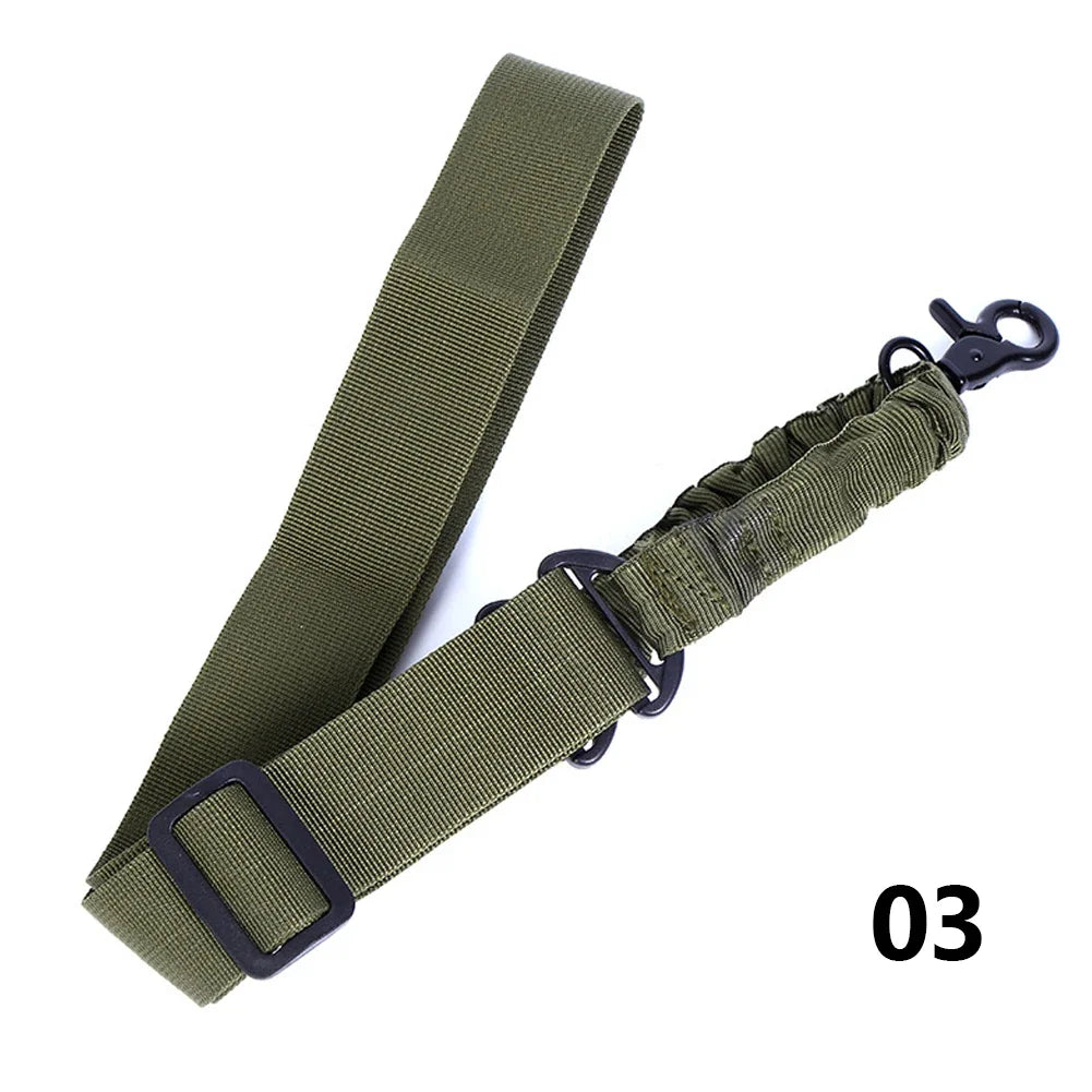 Clearance Deal ! One Single Point Adjustable Bungee for Rifle Gun Sling Strap Hook Safety