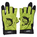 Quick Dry With Three Fingers Exposed Lightweight Angling Gloves For Men /Women