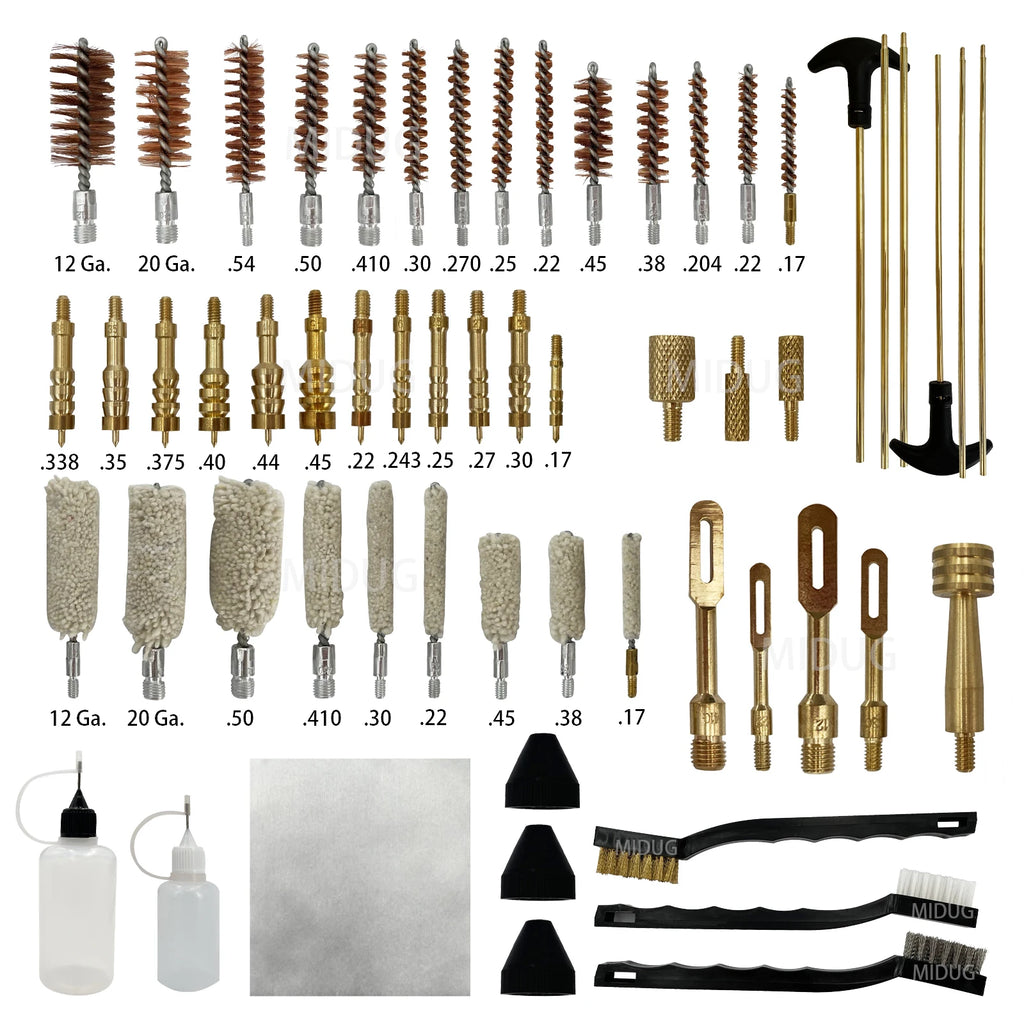 All New Item ! Universal Gun Cleaning Kit Professional Cleaning Tactical Rifle or Pistol