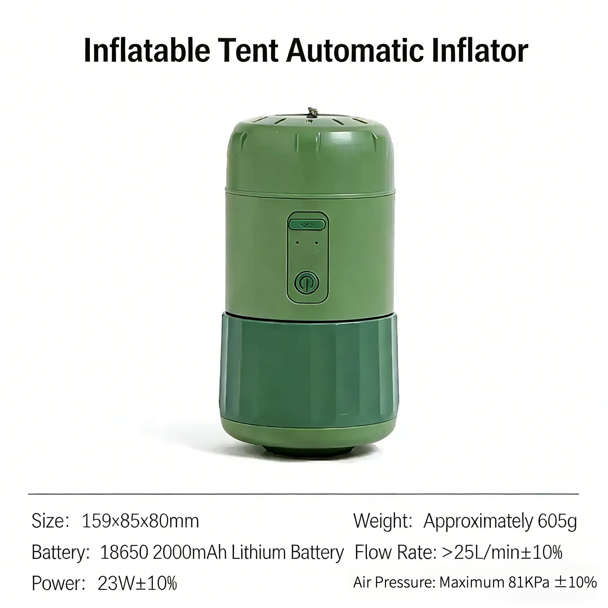 BLACK- Outdoor Camping  Tent Anti-UV Shade Waterproof 3-5 Person Air Tent Hiking Quick Open