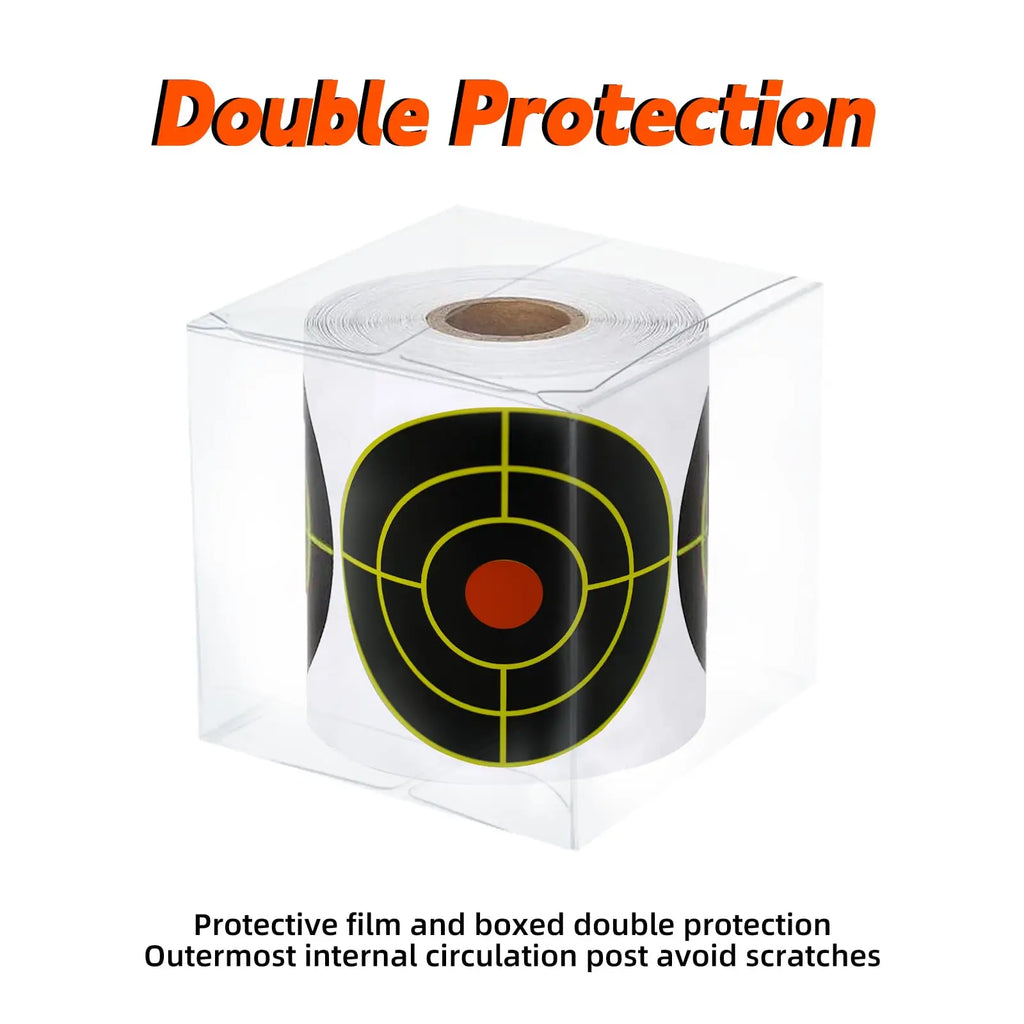 Dead Eye-3 Inch Splatter Targets - 200 Pcs Reactive Paper Target Stickers for Archery Practice