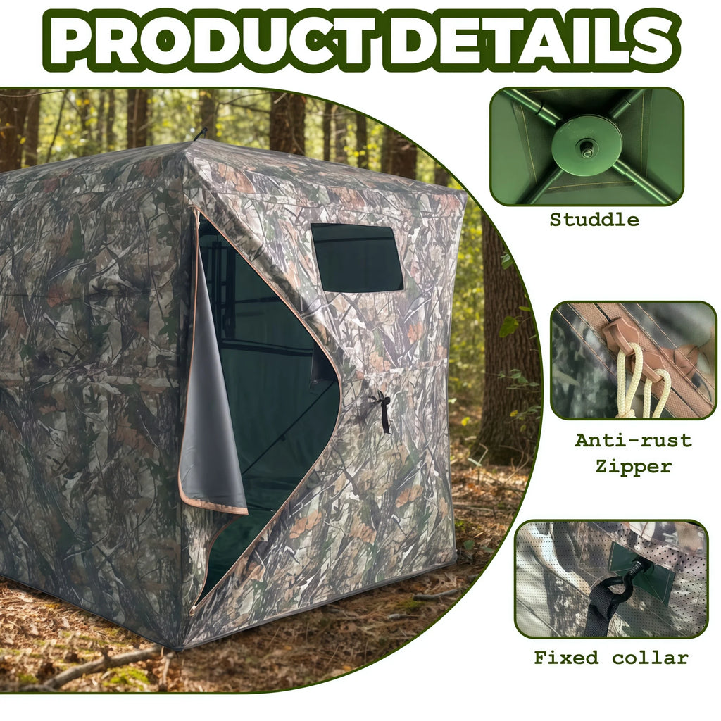 Weekend Warrior Hunting Blind with Storage for Deer Turkey Duck Archery Season
