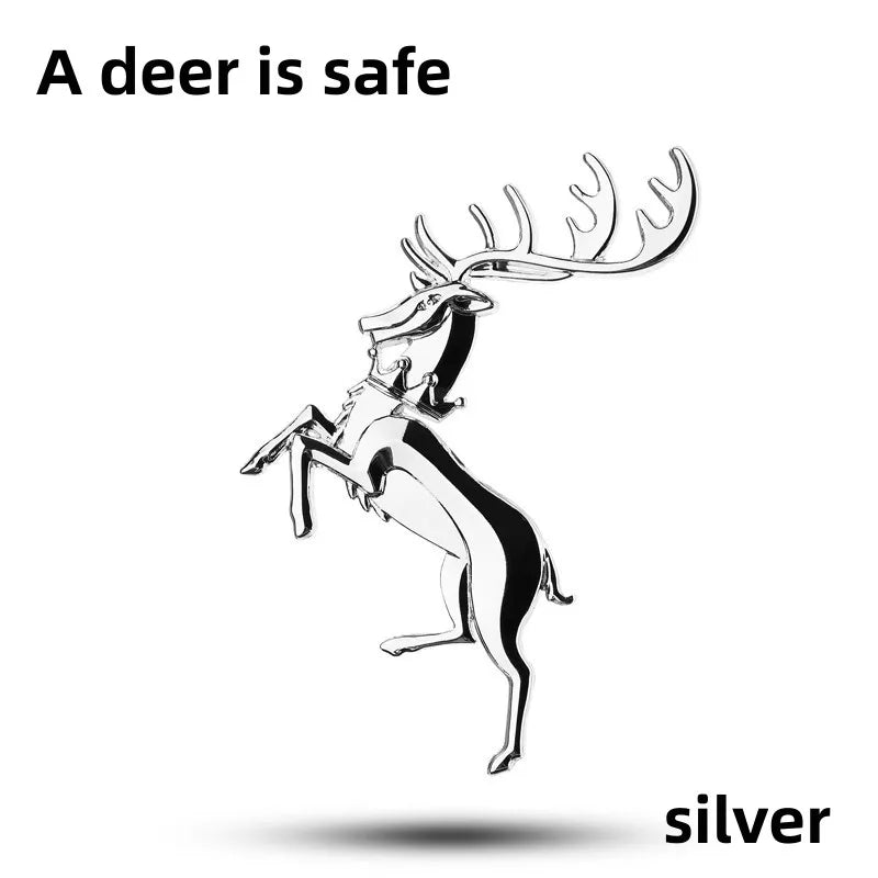 1 Pcs  Stag Elk Emblem Badge Sticker