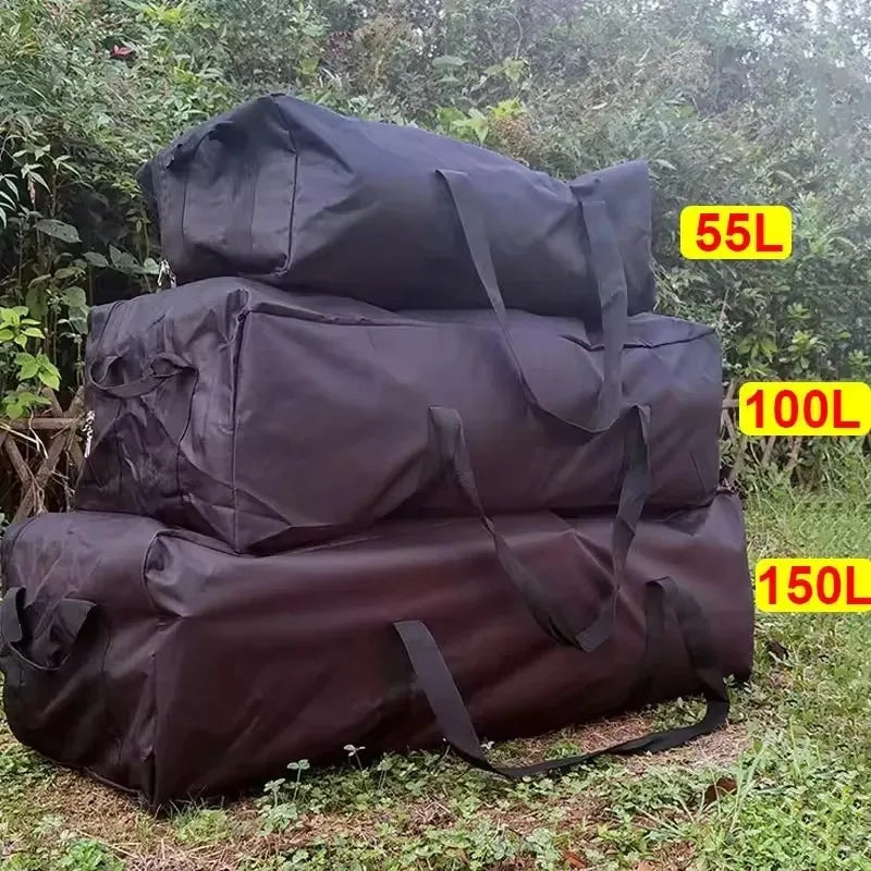 Oxford Fabric Outdoor Waterproof Storage Bag | 55L-150L