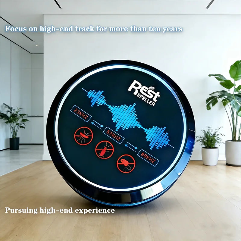 High-end Ultrasonic Pest Repeller,Fully Automatic /Repels Mosquitoes,Rats,Snakes & Insects,Home ﻿