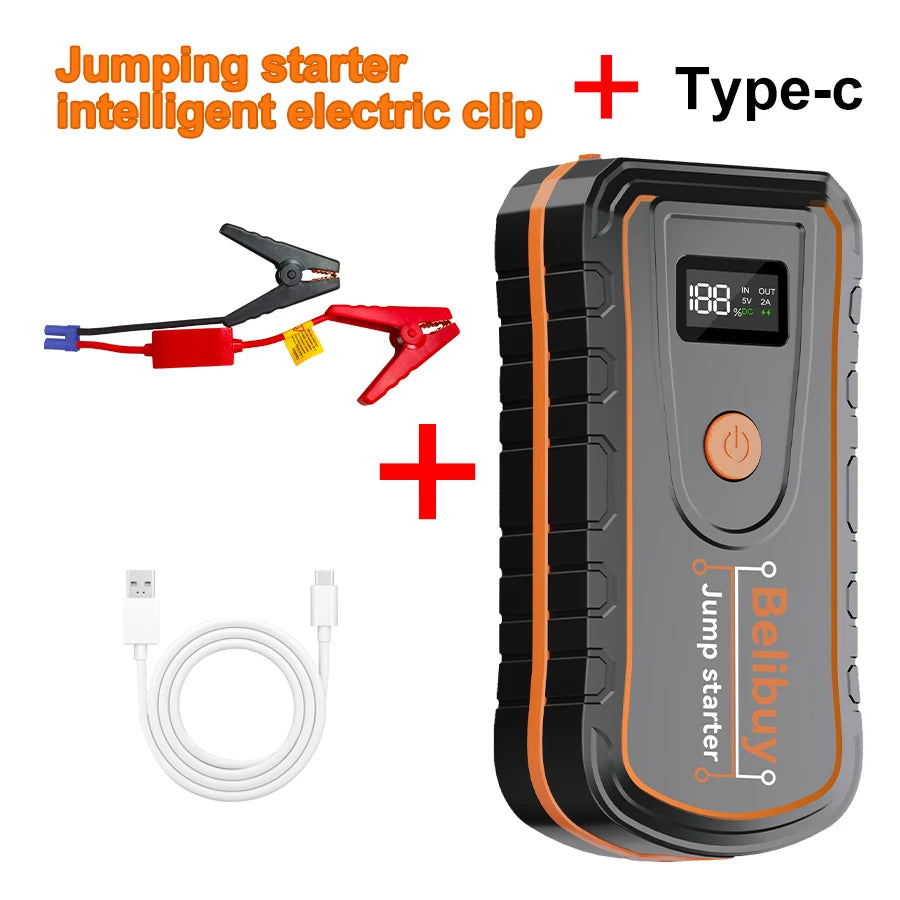 12VCar Battery Starter,5000mAh Portable Emergency Jump Starter,