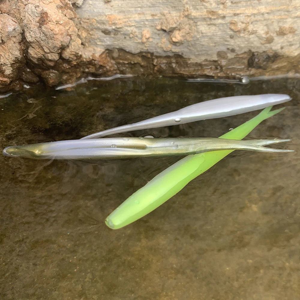 Spinpoler TPR Soft Bait Floating 12cm Jerk Minnow Fishing Shad Super Soft Flexible For Zander Pike Perch Bass Sea Fish Pesca